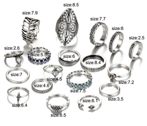 Ring Set Lolita 6 Ring Set Lolita – Bild 4