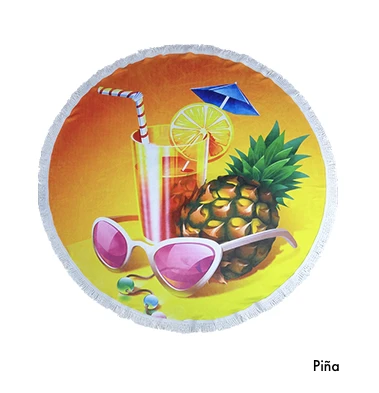 Runde Strandtücher Sommer 4 Runde Strandtücher Sommer – Bild 2