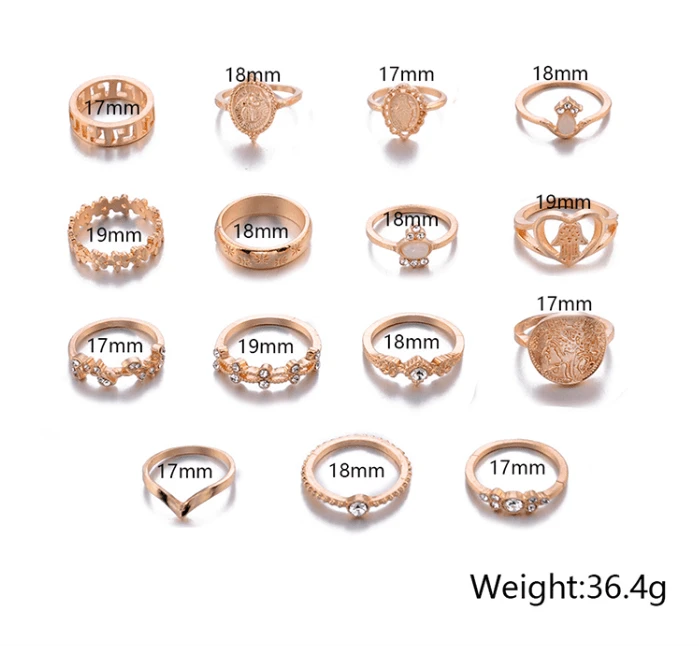 Ring Set Wonderland 6 Ring Set Wonderland – Bild 4