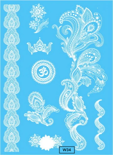 FLASH TATTOO's WHITE 8 FLASH TATTOO's WHITE – Bild 6