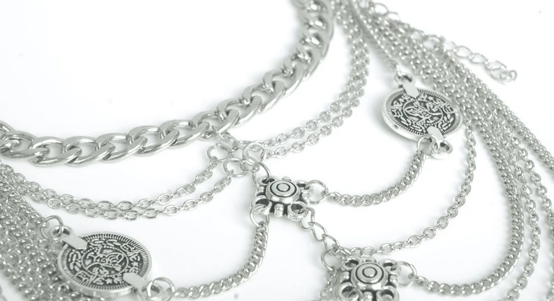 Fusskette Boho Coins 7 Fusskette Boho Coins – Bild 5