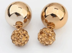 Ohrringe Double Ball Glitzer -Herz Schmuck Geschaft image eef84d06 8dd8 4f2c 88ad 429f0de227c9 348017
