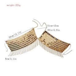 Körperschmuck Festival Joy -Herz Schmuck Geschaft koerperschmuck festival schmuck accessoires glitzer platten kreise bodyschmuck ketten festival joy gold 2 638169