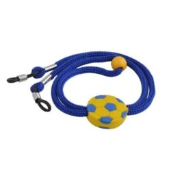 Kinder Brillenketten Maskenkette Mika -Herz Schmuck Geschaft maskenketten brillenketten kinder masken accessoires sonnenbrille kinderschmuck ketten Mika blau Fussball 1 483759