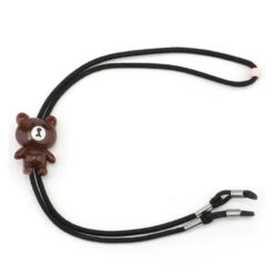 Kinder Brillenketten Maskenkette Mika -Herz Schmuck Geschaft maskenketten brillenketten kinder masken accessoires sonnenbrille kinderschmuck ketten Mika schwarz braun Teddy 1 648692