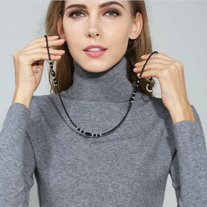 Brillenkette Black Crystals 8 Brillenkette Black Crystals – Bild 6