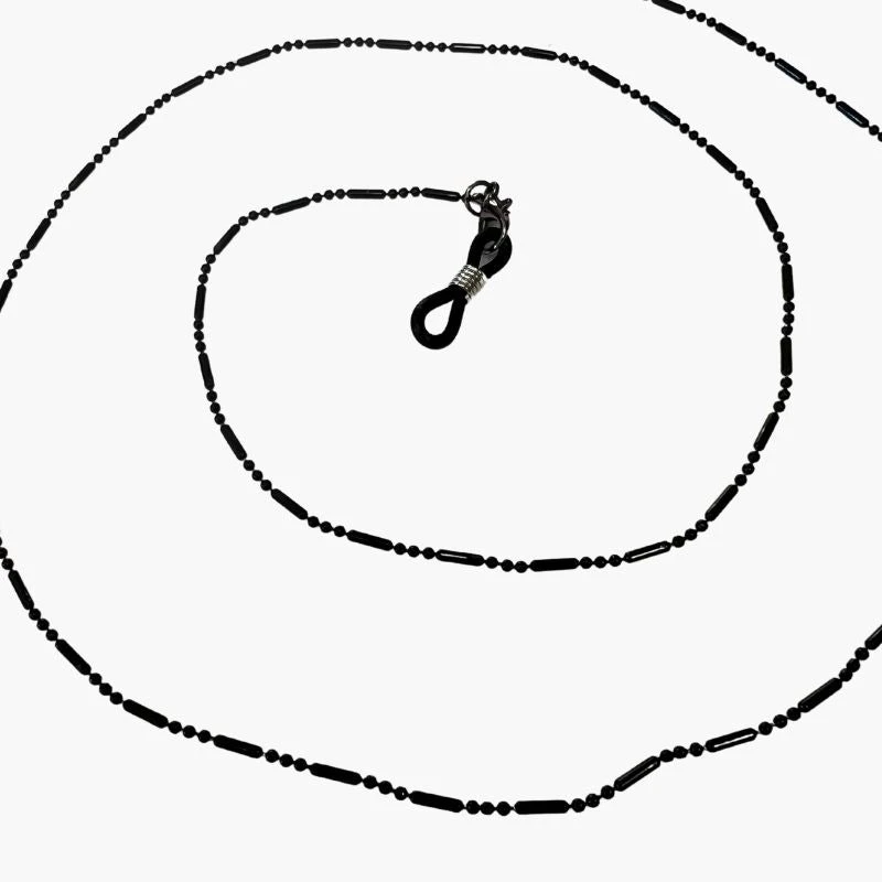 Brillenkette Maskenkette Finely Black 7 Brillenkette Maskenkette Finely Black – Bild 5