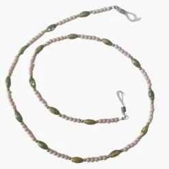 Sonnenbrille Kette Green Stones -Herz Schmuck Geschaft sonnenbrillen brillenkette accessoires brillen perlenketten maskenkette juststyle schwarz rosa gruen Steine Green Stones 6 410784